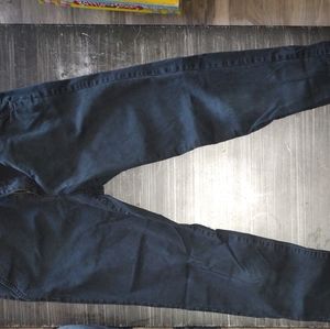 Black tight fit pants